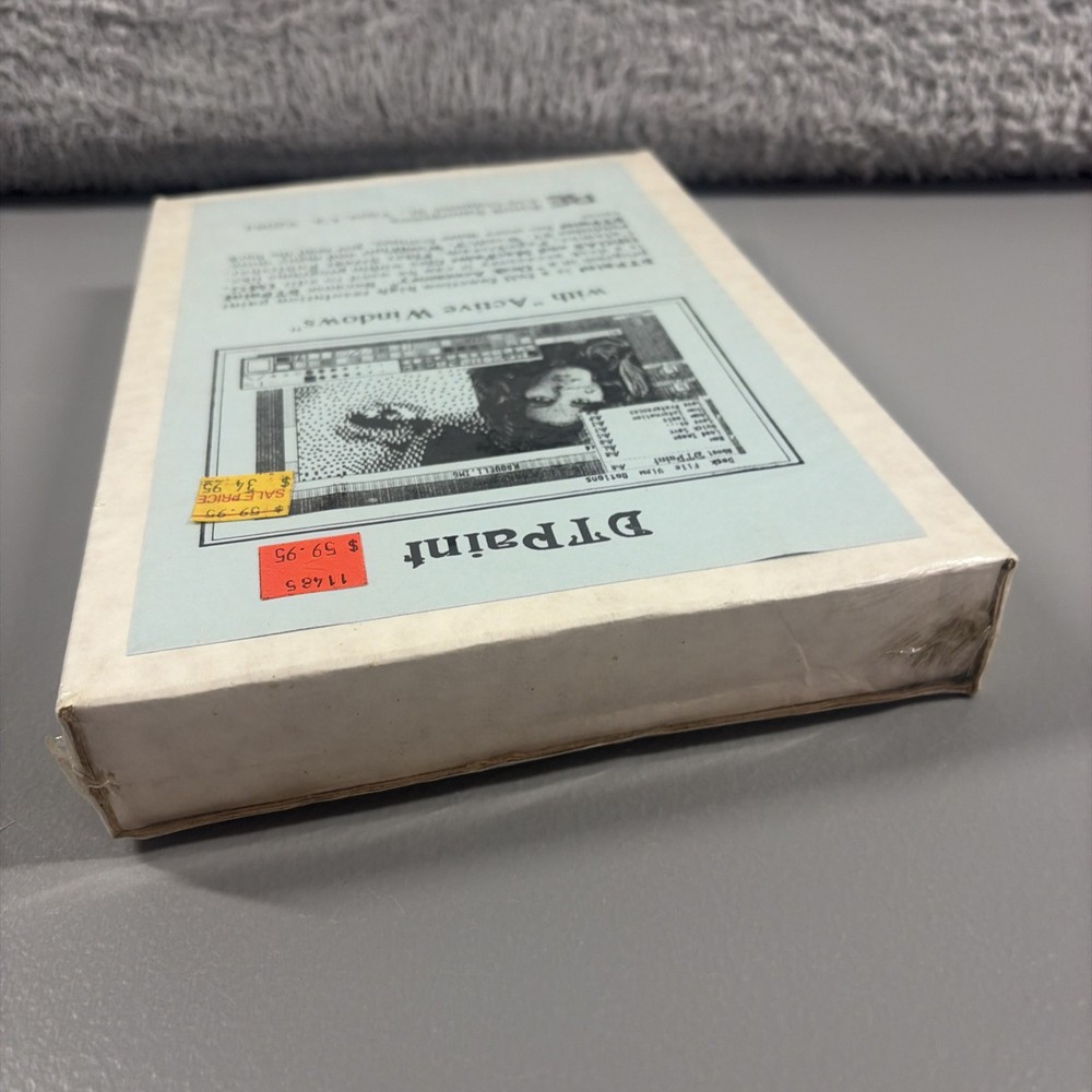 Vintage Atari Software - DTPaint Rimik Enterprises Paint Program Image Editor