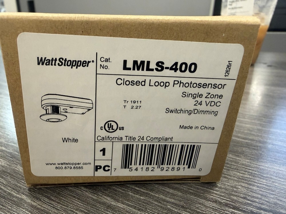 Watt Stopper LMLS-400 Closed Loop Photosensor Single Zone Switching/Dimming