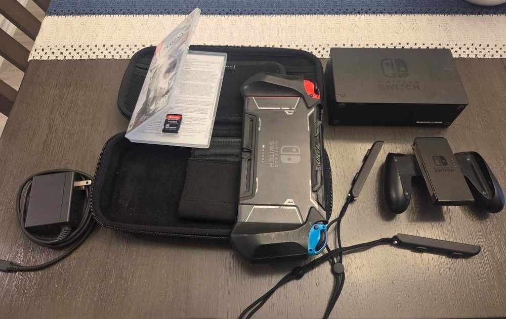 Nintendo Switch Console with Dock, Joy-Con Controllers, Carrying Case, AC Adapt…