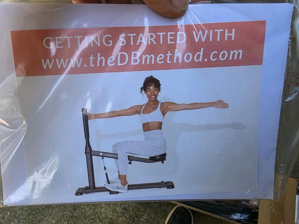 DB Method DB005 Squat Machine, Workout Equipment for Home Gym, Exercise Leg Mat