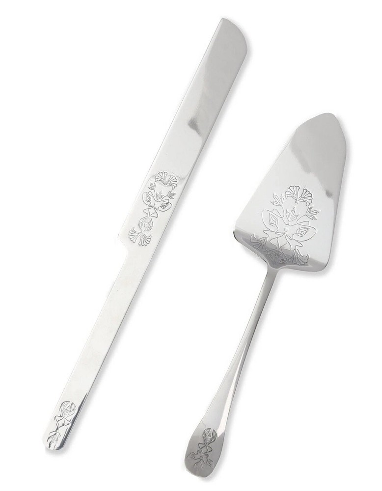 Silver Cake Serving Set, Wedding