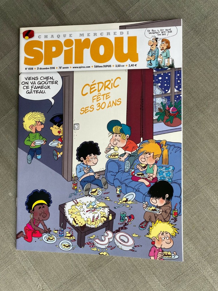 Spirou Weekly No. 4106 2016 In Excellent Condition