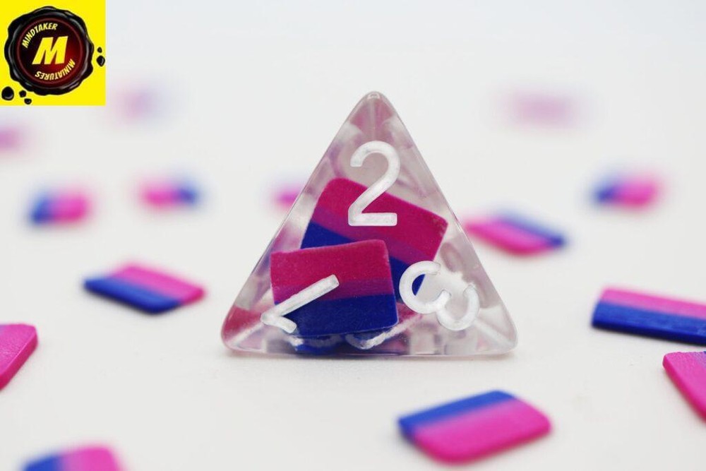Bisexual Flag RPG Dice Set - #FBG2291 - RPG