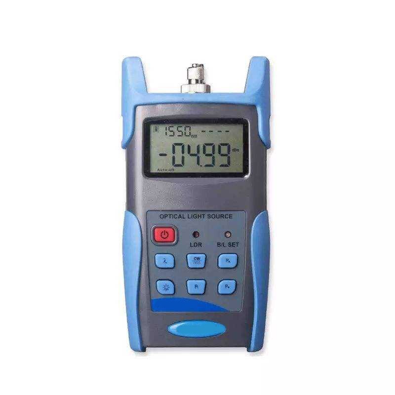 Handheld Optical Fiber Tester Power Adjustable Light Source with -5