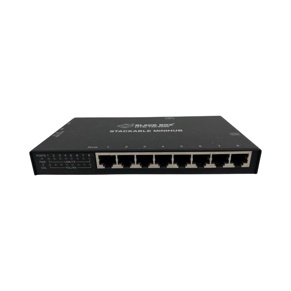 Black Box Stackable Mini LE2801A 8-Ports External Hub stackable Tested!