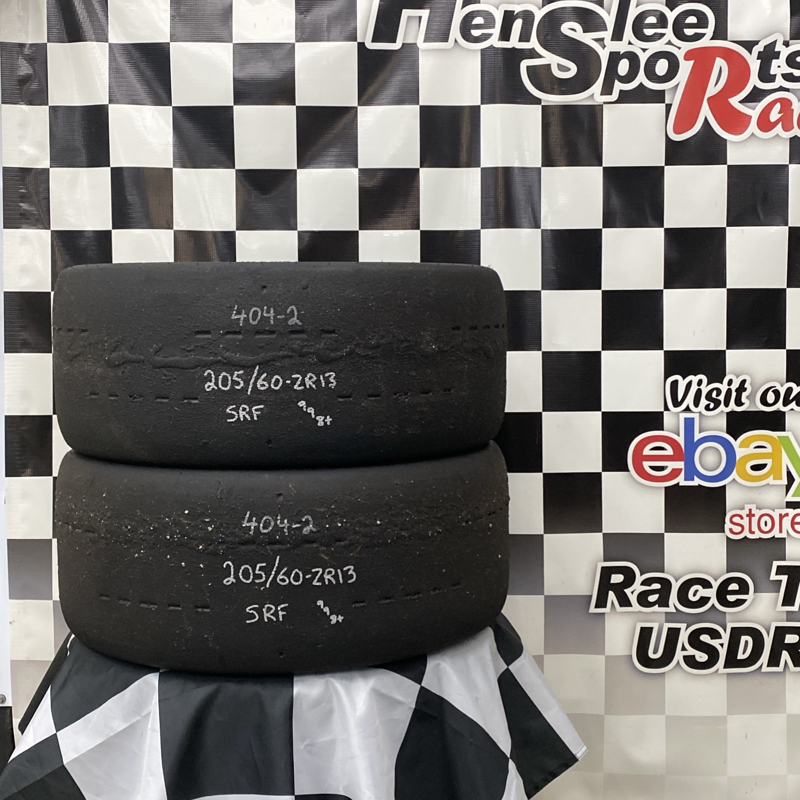 404-2 USDRRT HOOSIER DOT Road Race Tires SRF 205/60-ZR13