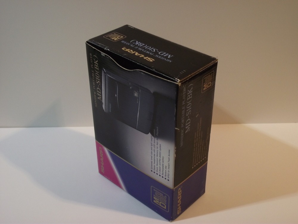 SHARP MD Walkman MD-S10 MiniDisc New Open Box NOS