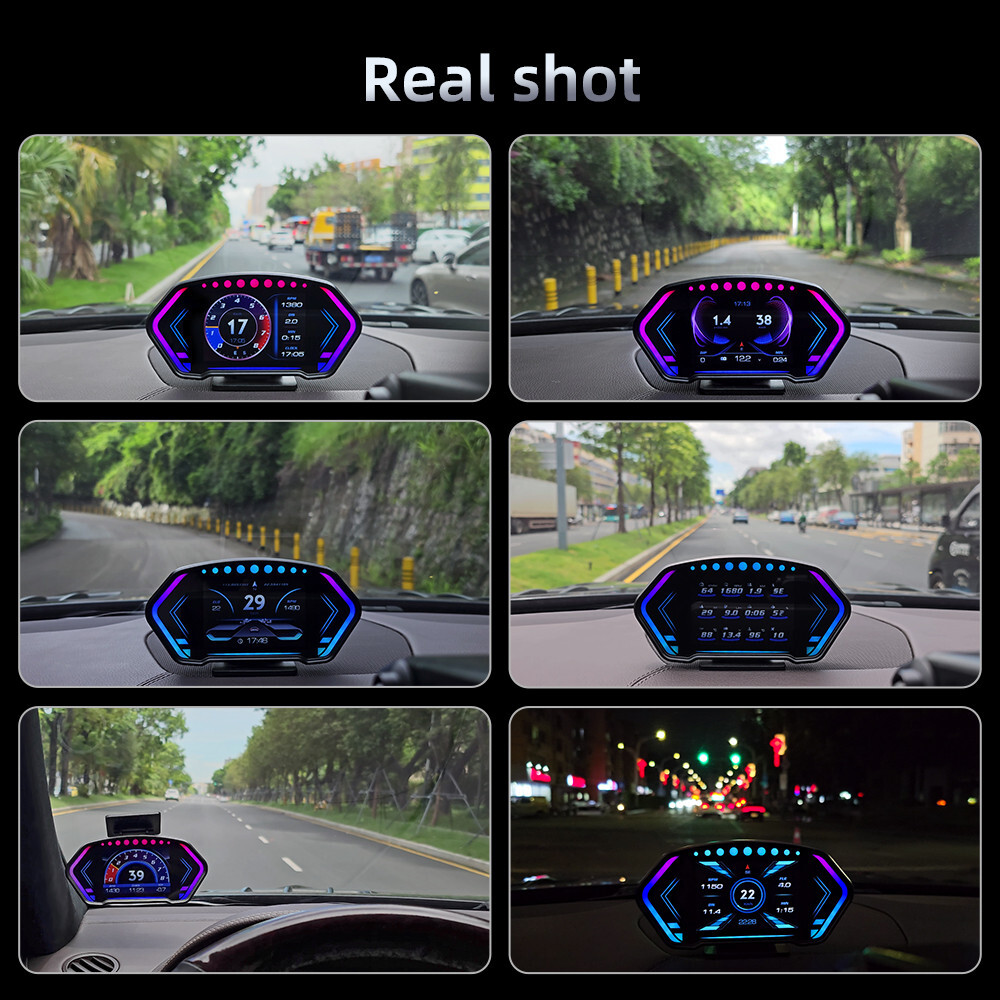 OBD Car GPS Speedometer Multi-Function Dashboard Head Up Display Digital Gauge