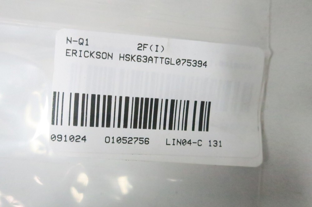 Erickson HSK63ATTGL075394 Tool Holder