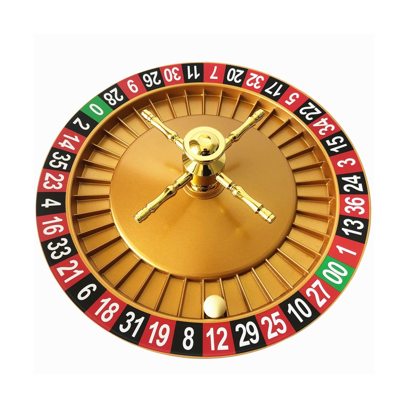 Yuanhe Deluxe Roulette Wheel Set - 18" Casino Grade Roulette Game Set with 2 ...