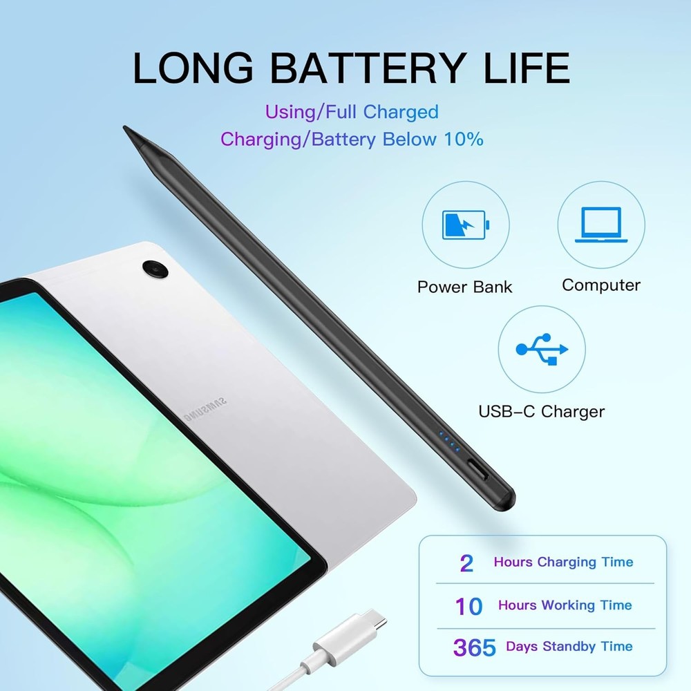 Tab A11+ Stylus Pen for Samsung Galaxy Tab A11/A9/A9+Plus Android Tablet Fast Ch