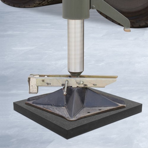 Medium Size Support Pad Black Heavy Duty Square Stabilizing Block With Handle