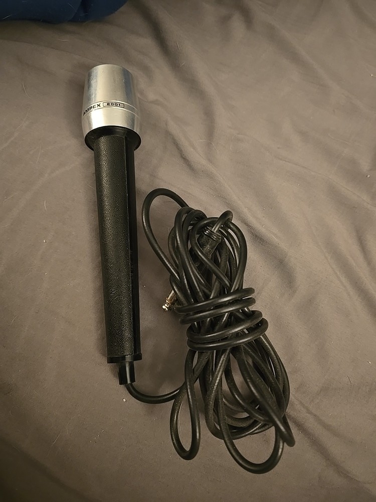 Ampex 2001 Vintage USA 1/4" Microphone - Untested