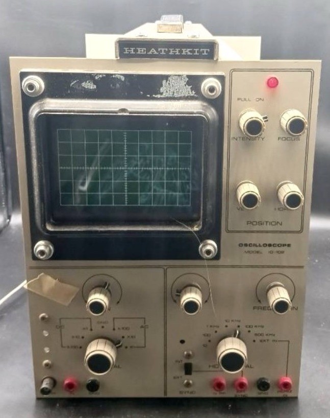 Vintage HEATHKIT Solid State 5" Oscilloscopes IO-102