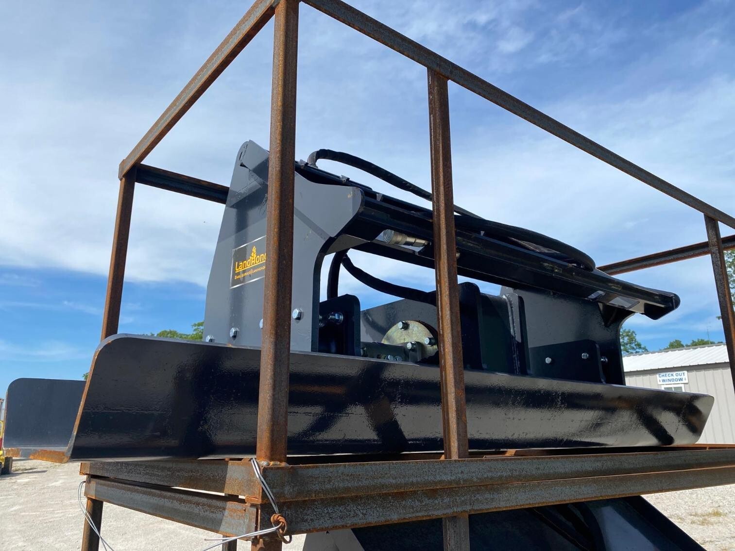 Landhoner 6' 72" Vibratory Universal Mount Skid Steer Plate Compactor WE SHIP!