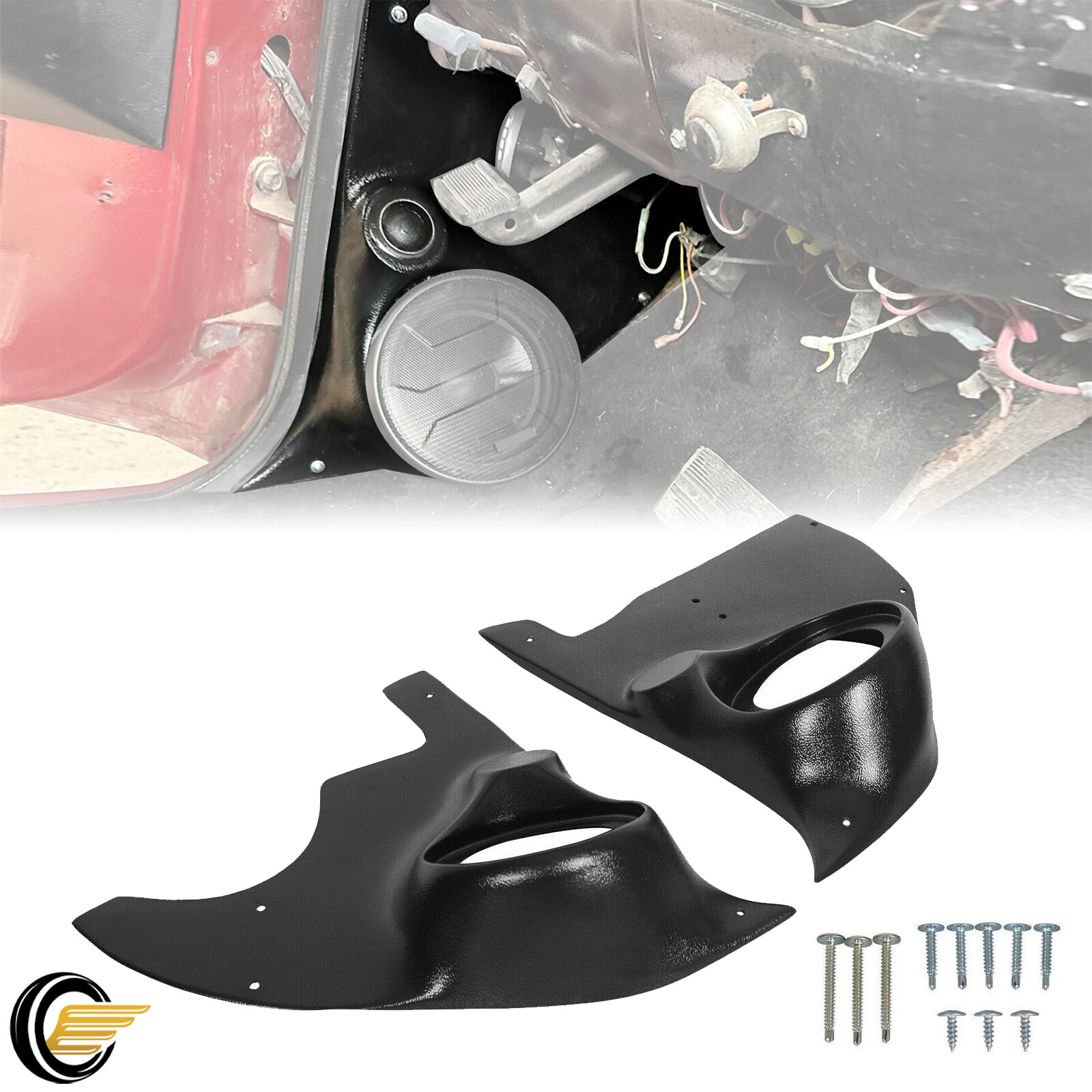 Speaker Kick Panels For 73-87 Chevy GMC Pickup Truck Jimmy Blazer Suburban