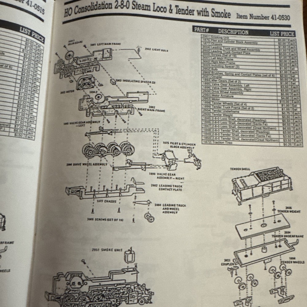 1990 Bachmann Parts Catalog