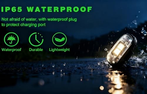 Wireless Mini Led Strobe Flashing Lights with Remote Control for Car, 8