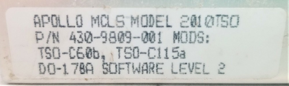 430-9809-001 APOLLO GPS