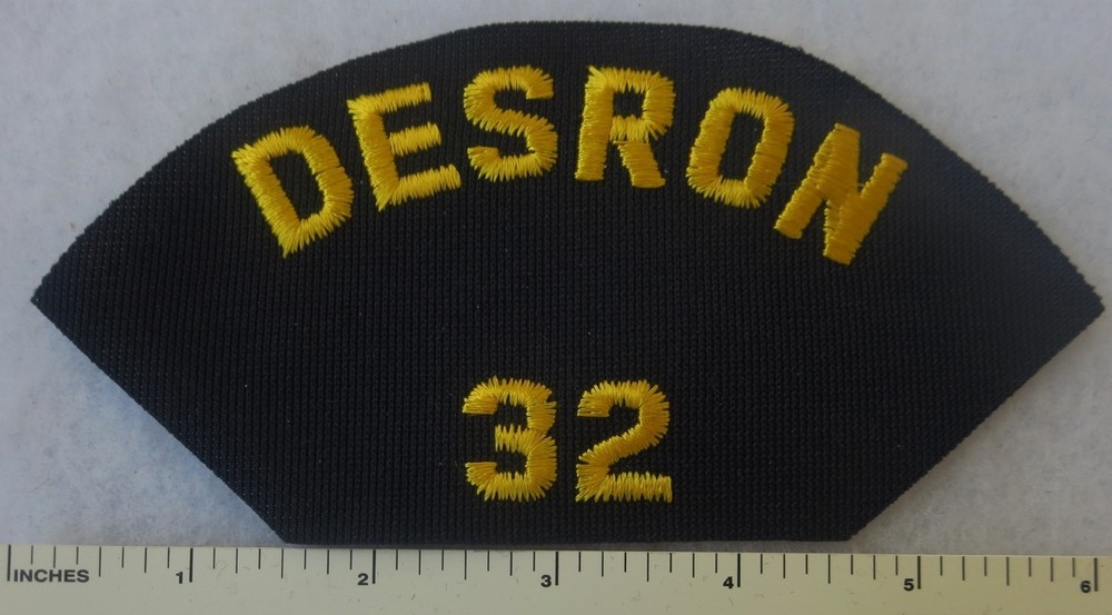 DESRON 32 - US NAVY DESTROYER SQUADRON 32 HAT / CAP PATCH