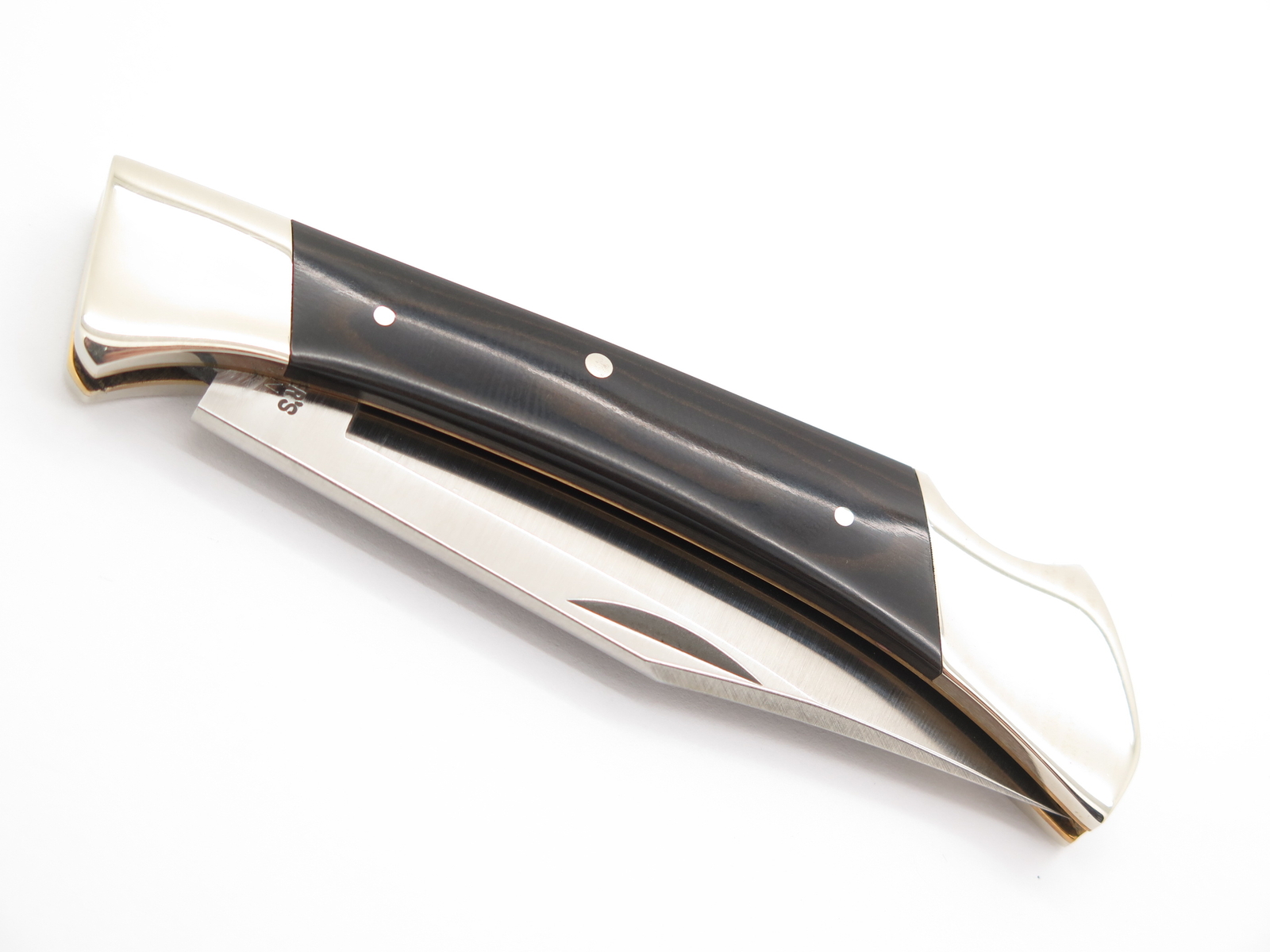 Vtg 1980s Ranger's Falcon G. Sakai Seki Japan 4" Micarta Folding Lockback Knife