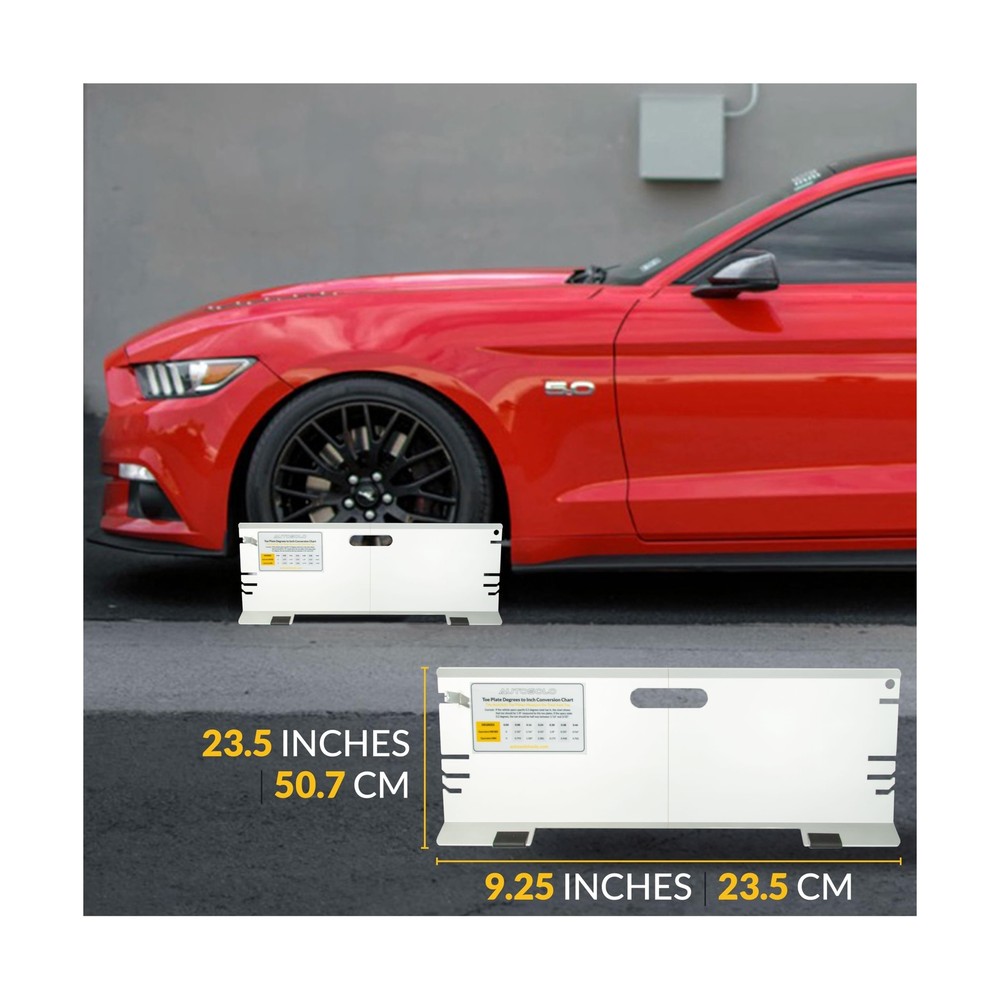 3-in-1 Toe Alignment Plates - Wheel Alignment Tool Kit for Toe, Steer Ahead, ...