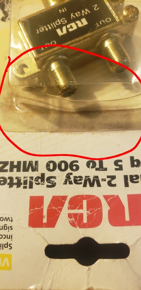 RCA Coaxial Splitter (2-Way)