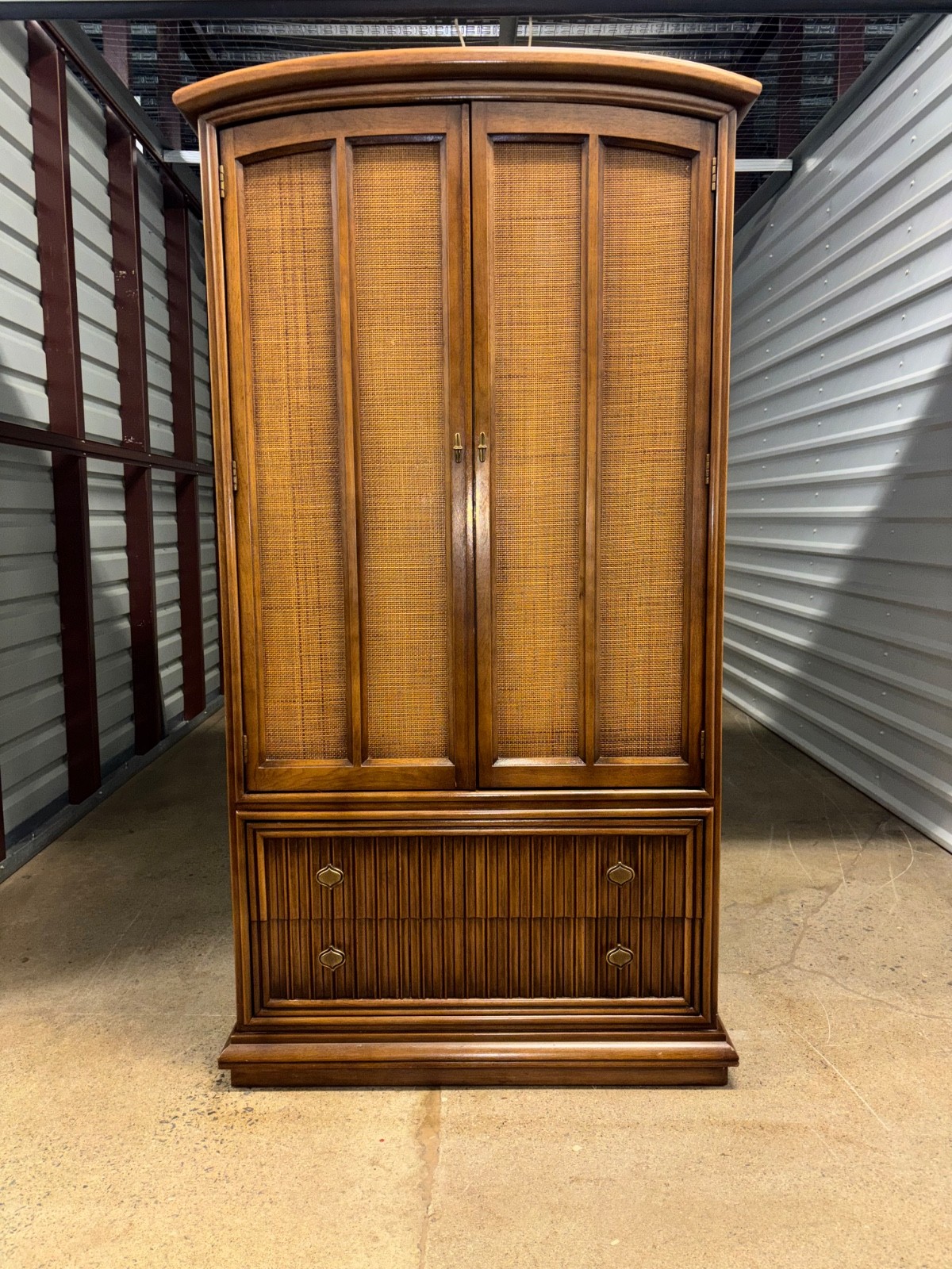 Vintage Mid Century Modern 5 Drawer Gentleman's Chest Armoire by Drexel