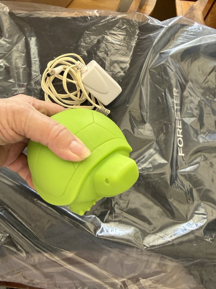 Turtle Night Light Soft With Cord Push Button Turtle