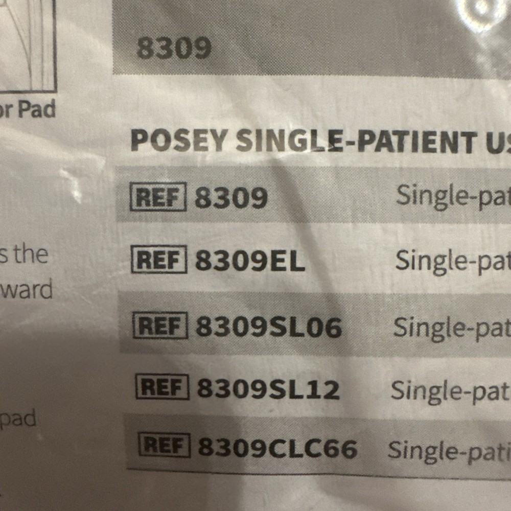 NEW Posey Single Patient Use Chair Sensor Pad With Extended Cable