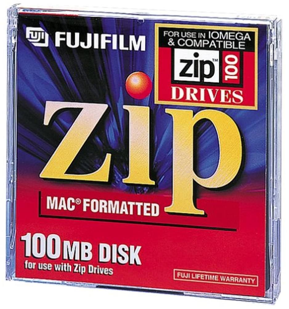 FujiFilm 100MB Zip Disk For MAC 1-pack Brand New