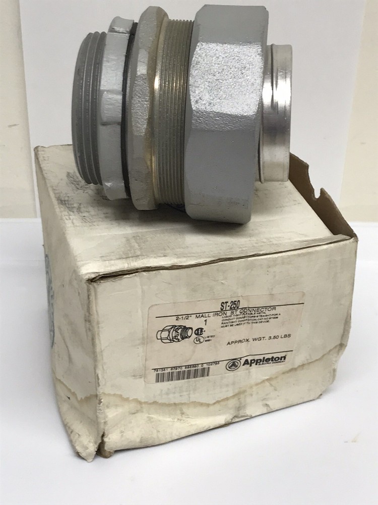 1 APPLETON ST-250 2-1/2" MALL IRON ST CONNECTOR