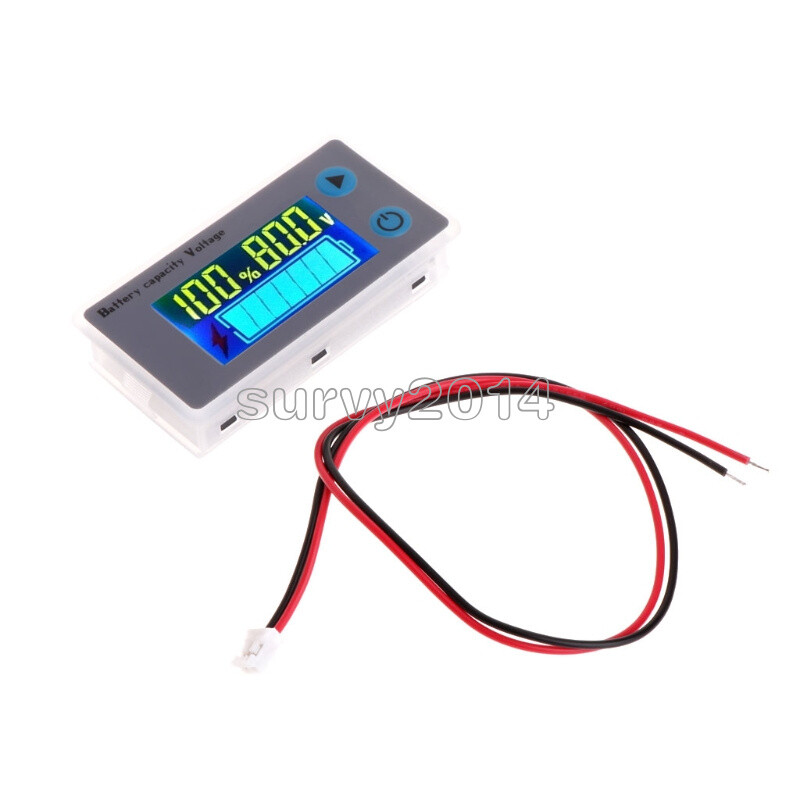10-100V Universal Battery Capacity Voltmeter Tester LCD Lead-acid Indicator