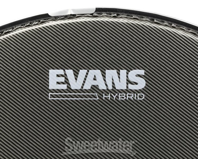 Evans Hybrid Marching Drumhead - 14" - Grey