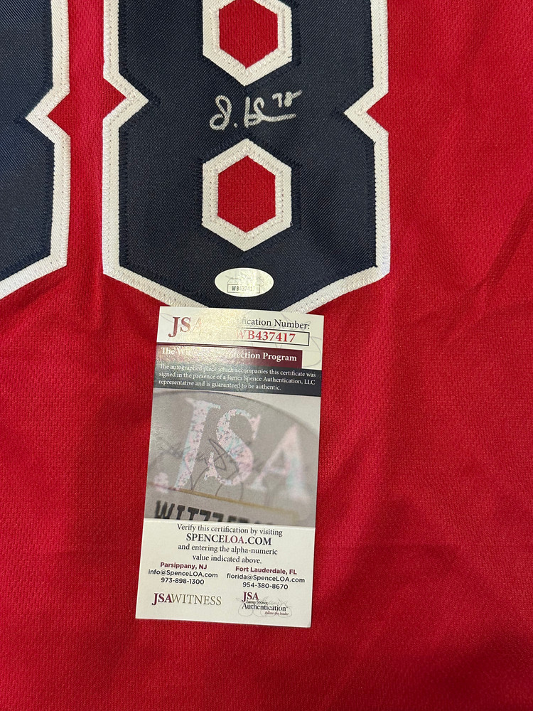 Guardians Steven Kwan Signed Custom Jersey (JSA)