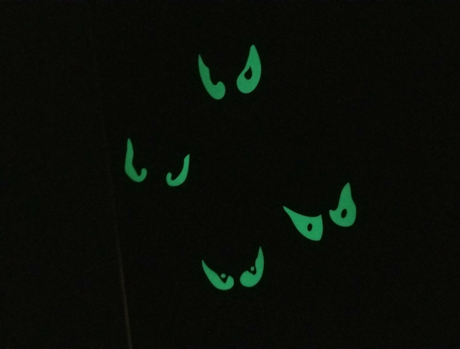 Haunted Mansion Ride Inspired Glow in the Dark Eyes Prop - Set of 4