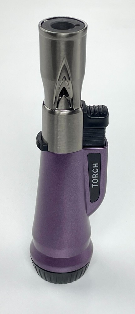 Jet Torch Flame Refillable Butane Lighter Adjustable Cigar Lighter Blue Color
