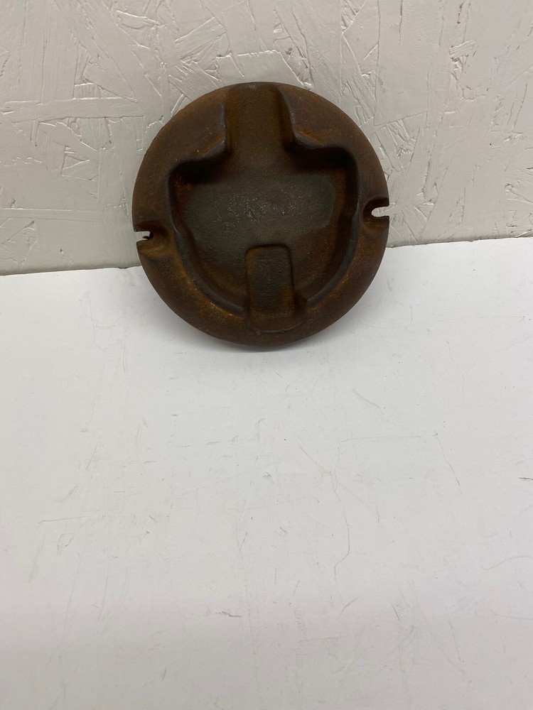 antique cast iron practice golf putting cup??-- RARE