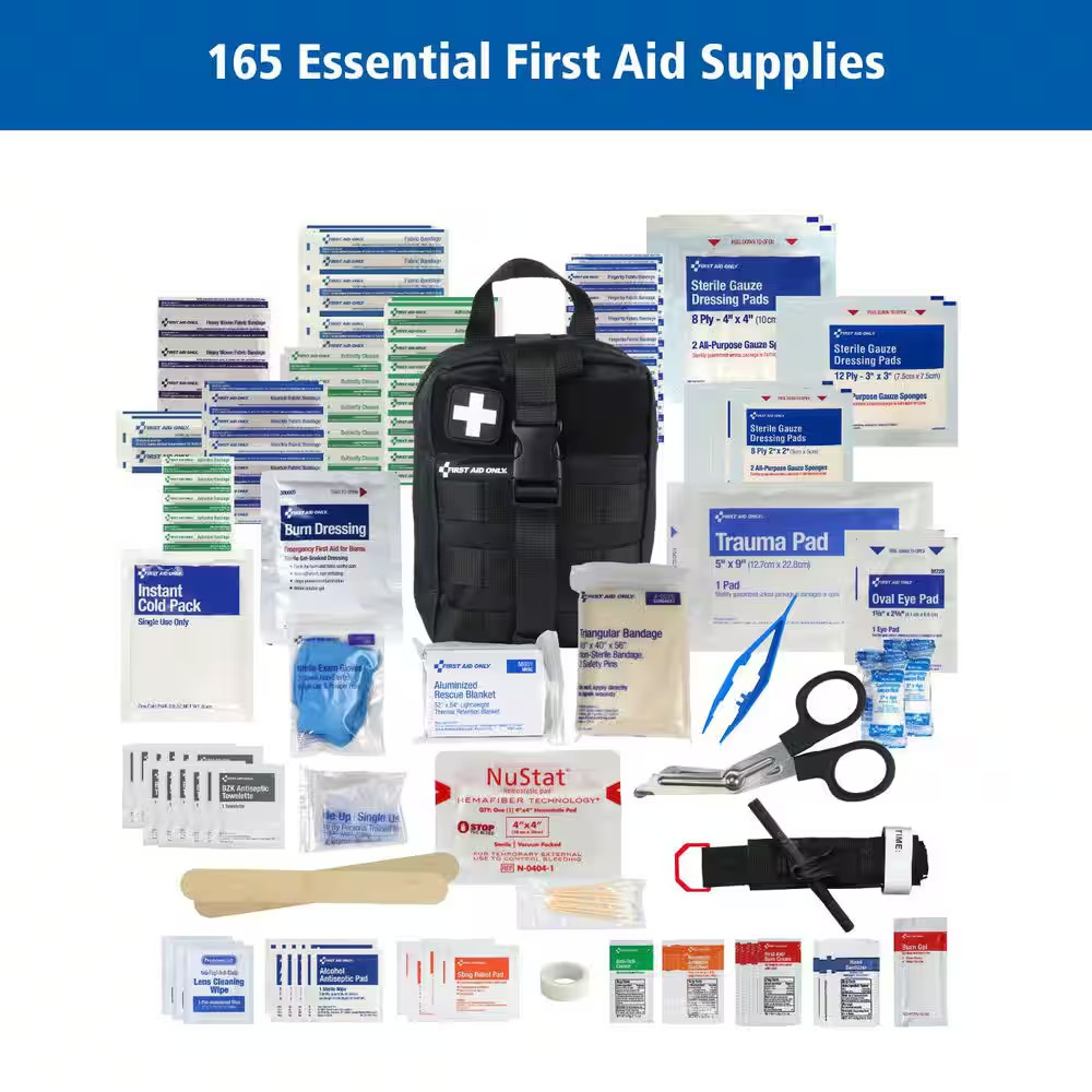 Attach and Release First Aid Kit, 165-Pieces