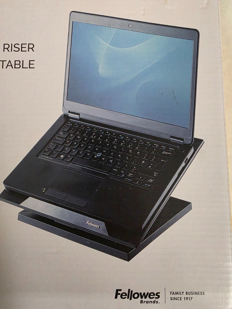 Fellowes Designer Suites Laptop Riser in Black