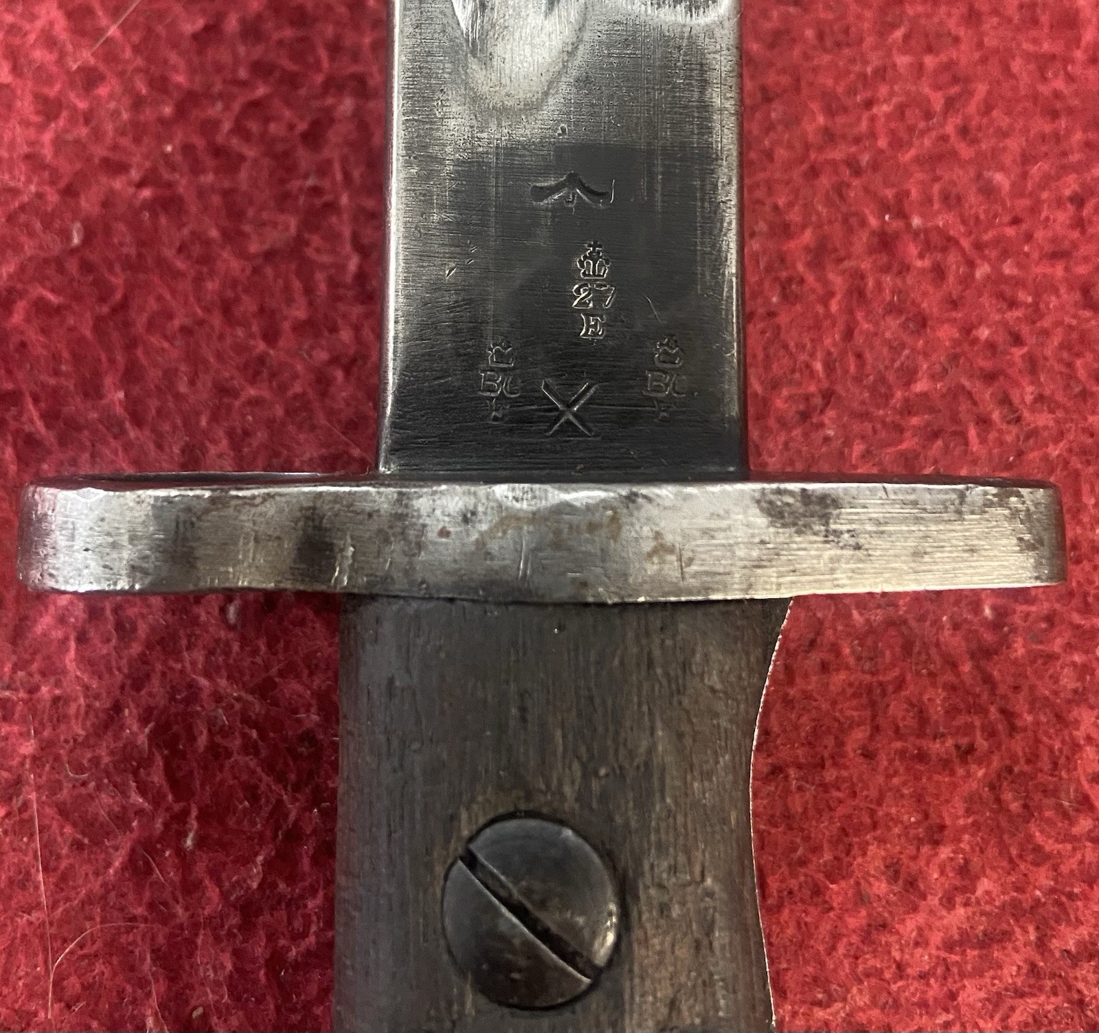 ORIGINAL WW1 M1907 SMLE BRITISH BAYONET AND SCABBARD WILKINSON SWORD CO.