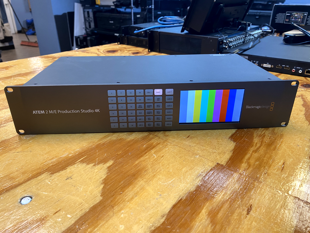 Blackmagic Design ATEM 2 M/E Production Studio 4K- Great Condition w/ Packaging