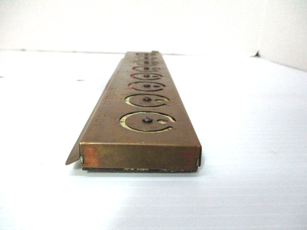 Reliable Typewriter Adding Machine Corp ADDOMETER Manual Adding Tool No Stylus