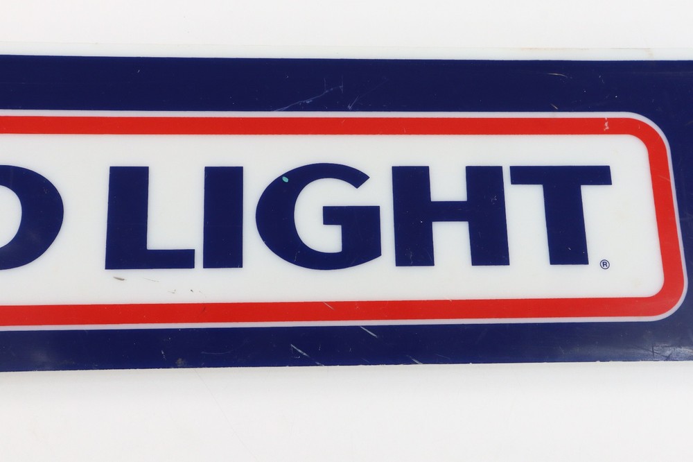 Bud Light 40" Vintage Hanging Pool Table Light Replacement Plastic Side Only