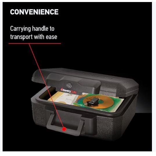 SentrySafe 0.18-cu ft Fireproof Chest safe with Keyed Lock