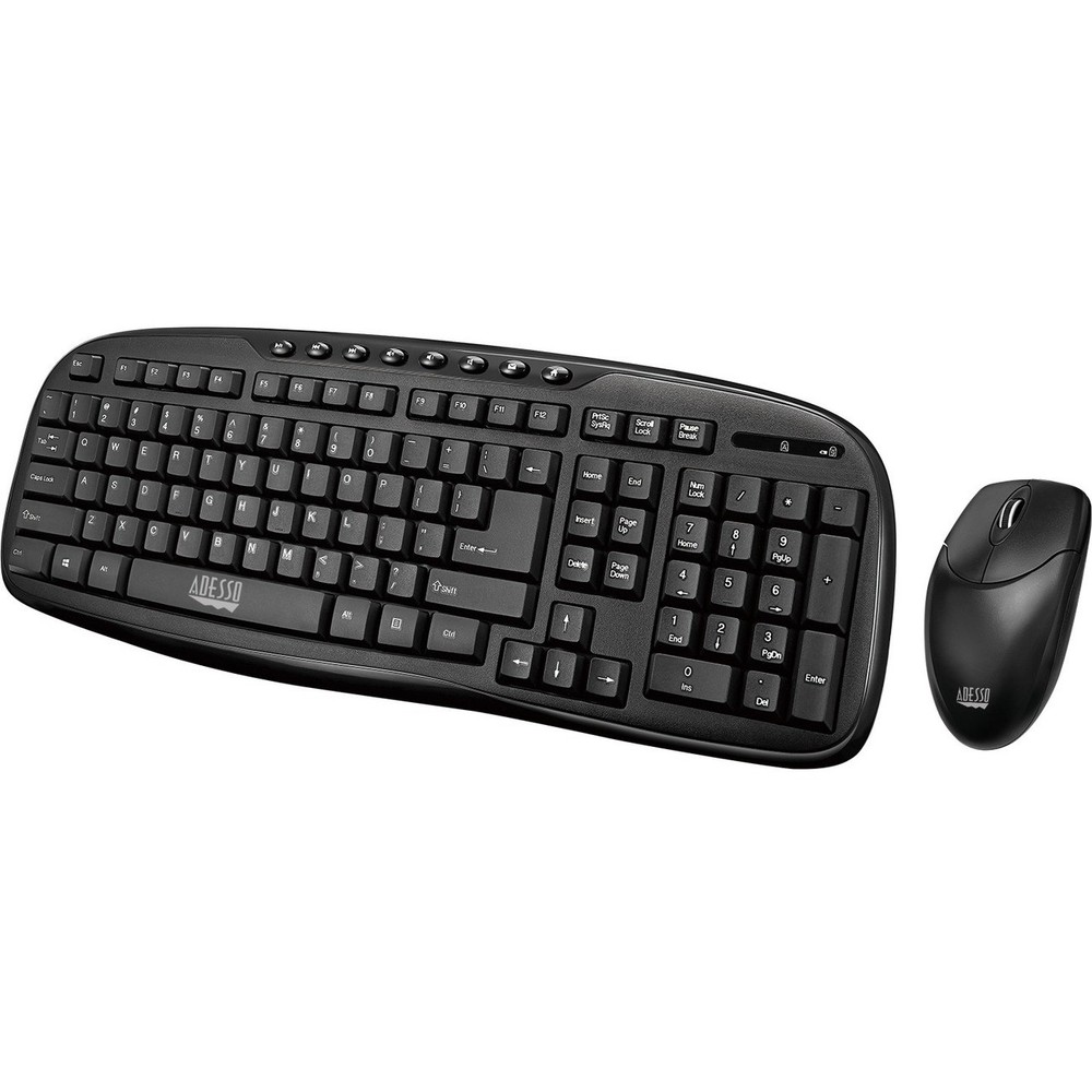 Adesso WKB1330CB Wireless Keyboard & Mouse Combo Black