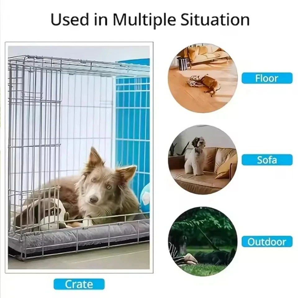 Dog Crate Pad 48inch Plush Super Soft Large Dog Bed Kennel Pad Cozy Sleeping Mat