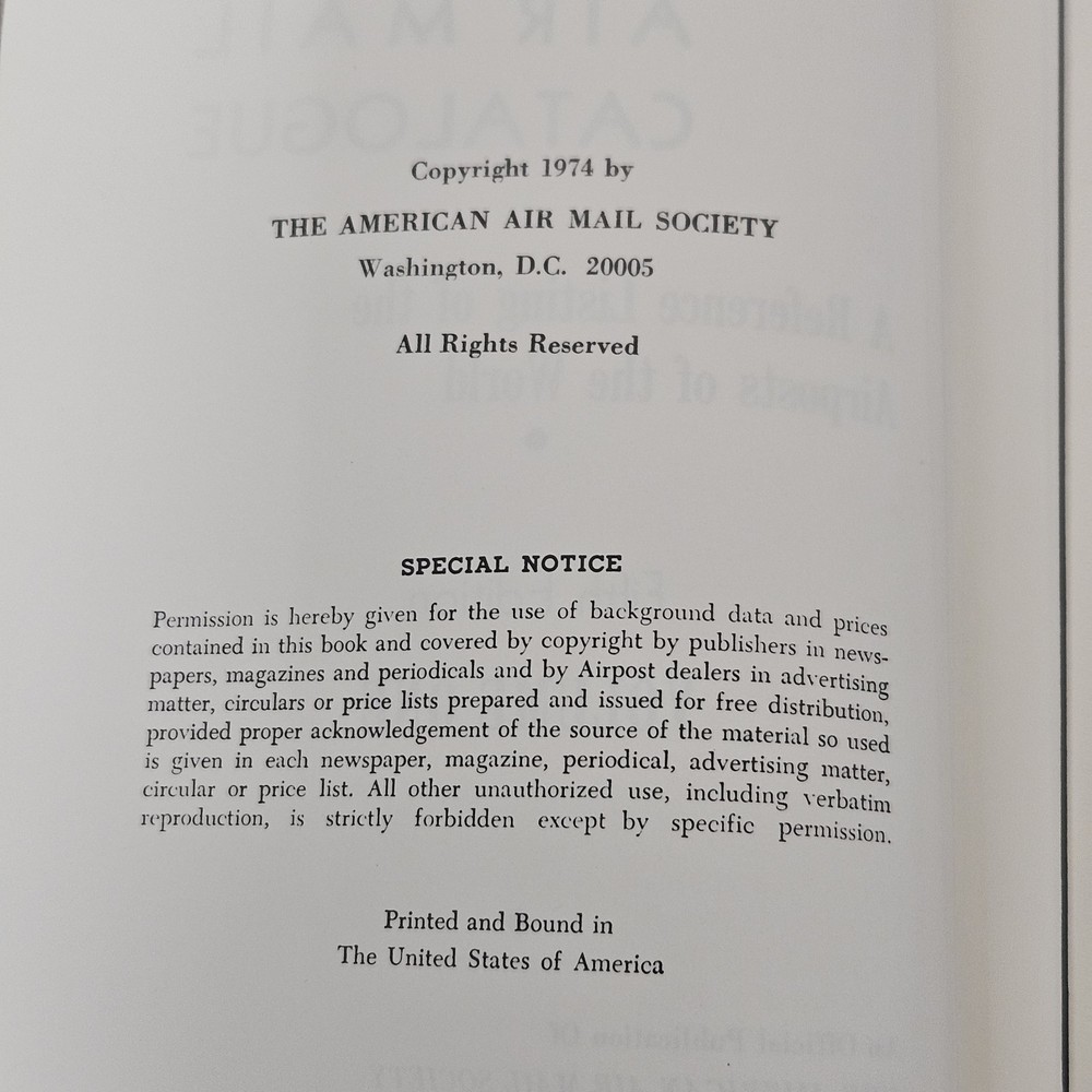 American Air Mail Catalogue 5th Edition Volumes 1, 2, 3