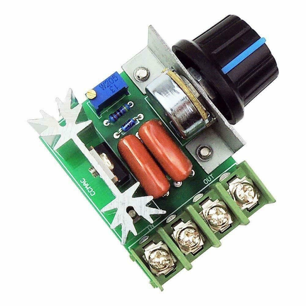 2000W 110V AC SCR Voltage Regulator Adjustable Motor Speed Control Controller