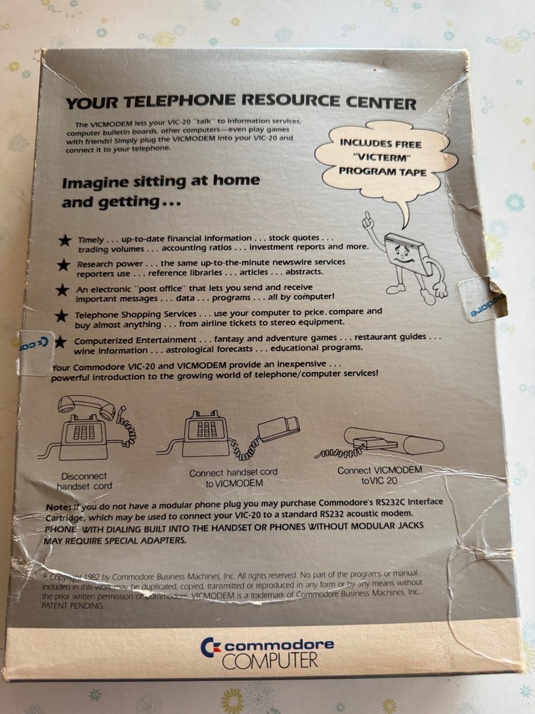 Commodore 1600 VICMODEM, In Box